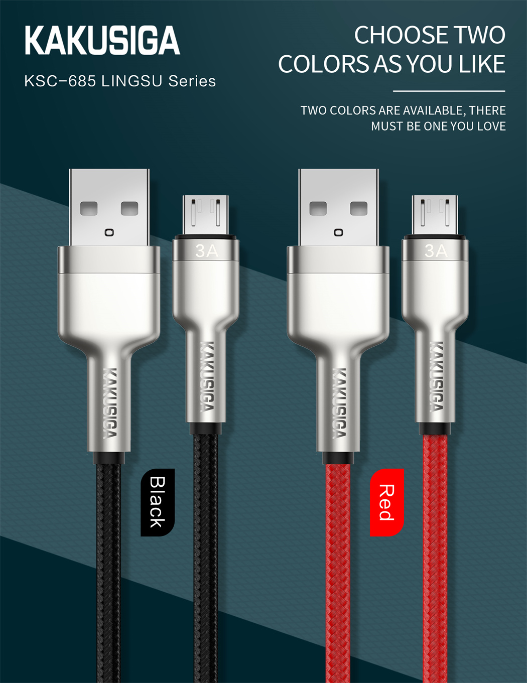 LINGSU Series USB TO Micro Fast Charging Data Cable