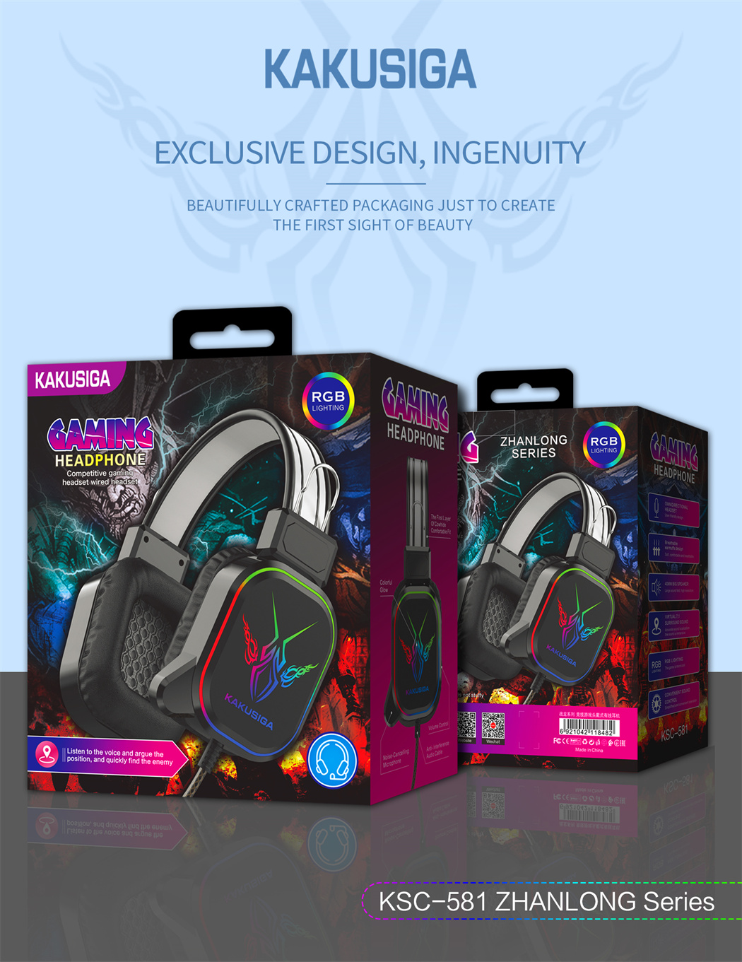 ZHANLONG Series Competitive Gaming Headset Wired Headset