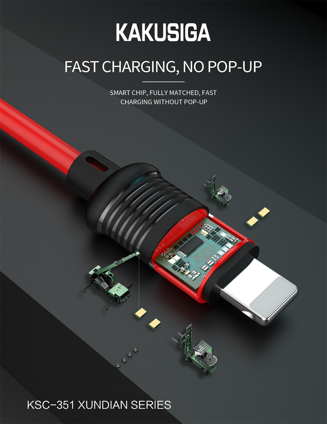 XUNDIAN Series Portable data cable Lightning（0.25M）